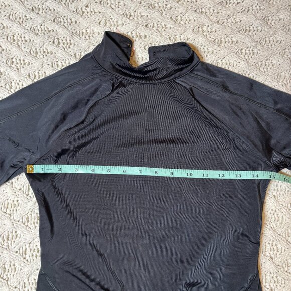 NWT We Are Hah Black Long Sleeve One-Piece Swimsuit Surf Rashguard – Size Medium - Picture 9 of 12